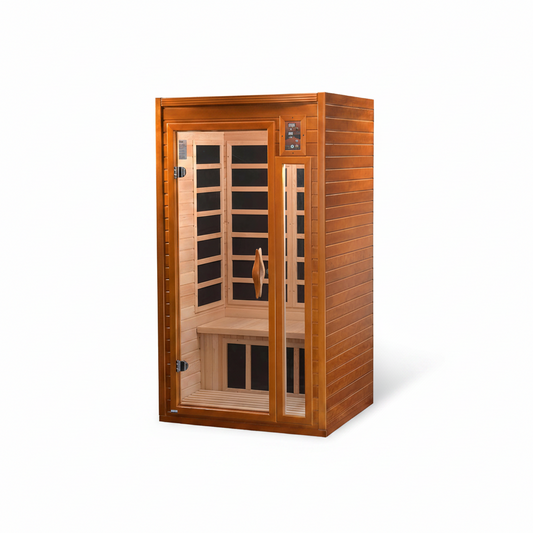 Barcelona 1-2 Person Infrared Sauna with Red Light Therapy